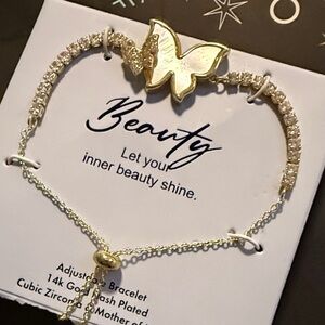 Ulta Beauty Gold Butterfly Bracelet